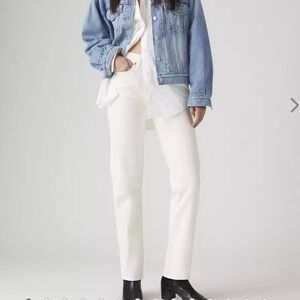 🆕 Levis Wedgie Straight High Rise Jeans Size 24x26